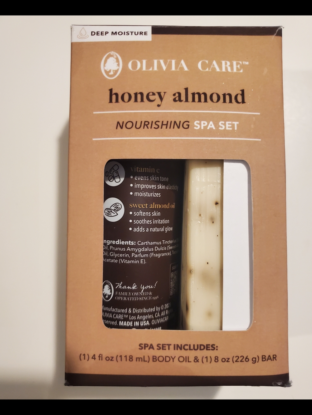 Honey Almond Nourishing Spa Set - Beige